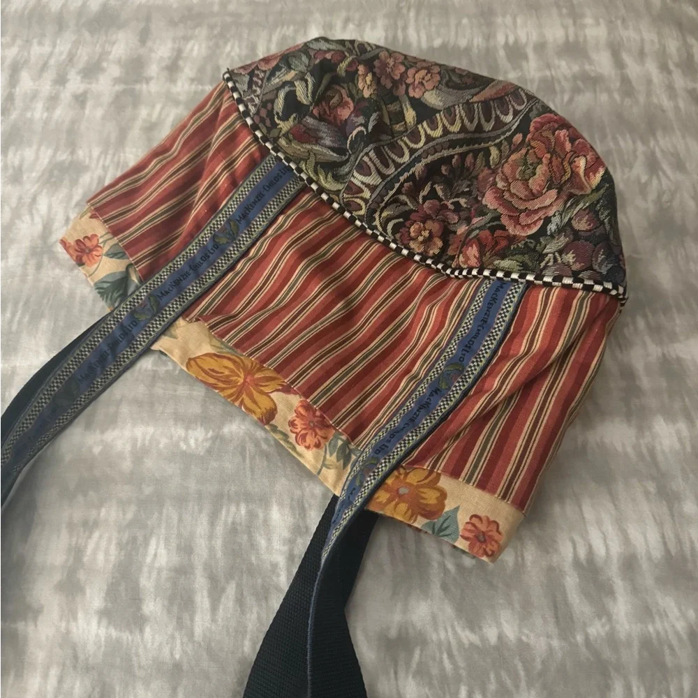 Vintage Makenzie Childs fabric tote